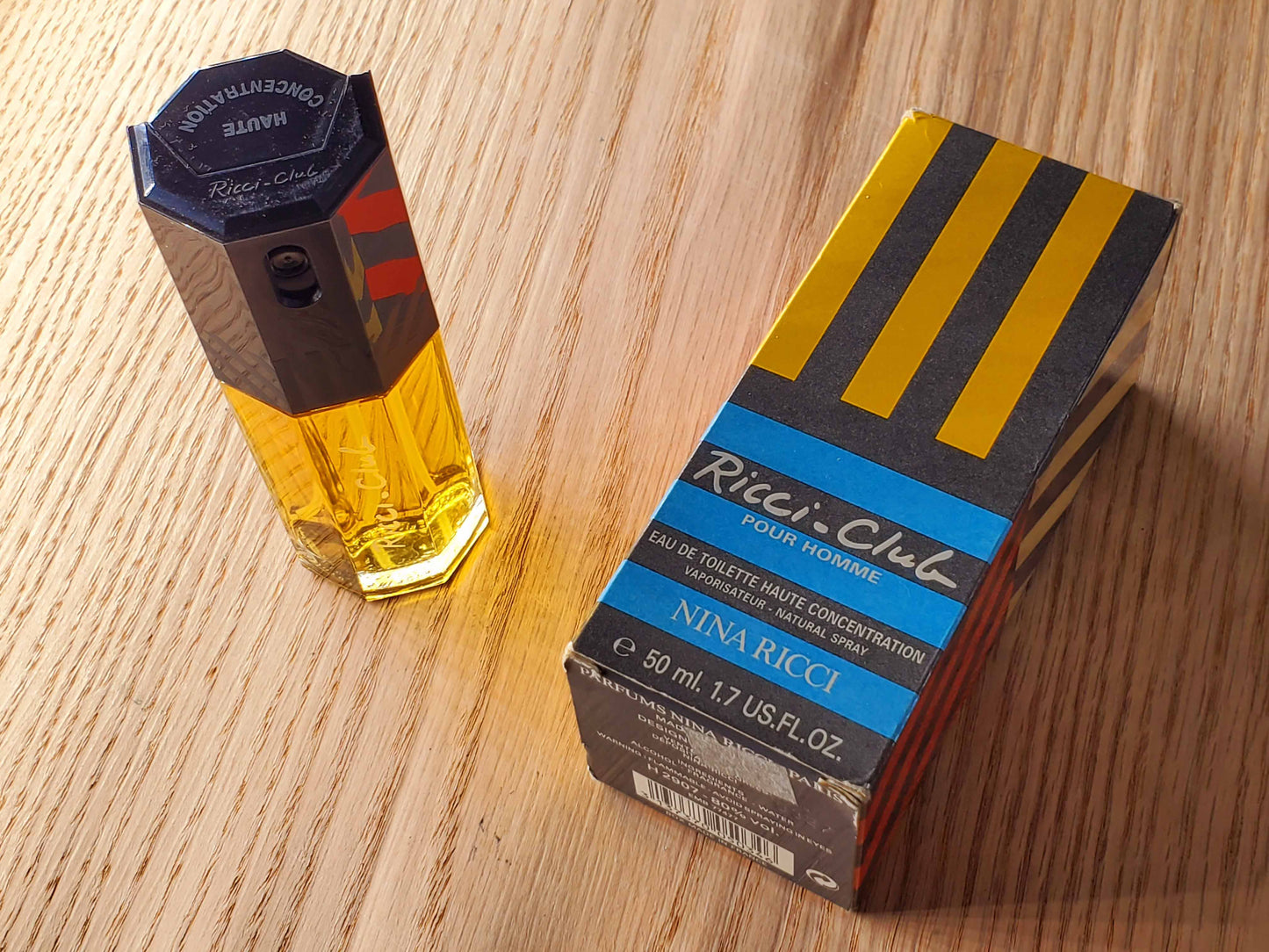 Nina Ricci Club Concentration for men EDT Spray 50 ml 1.7 oz, Vintage, Rare