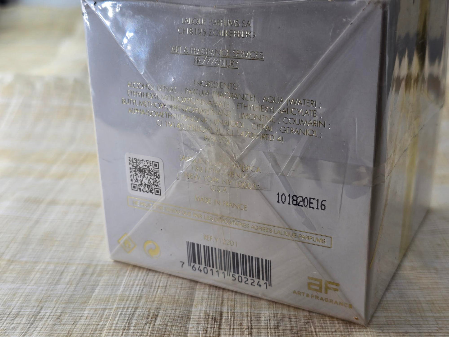 Living Lalique for women EDP Spray 100 ml 3.4 oz, Vintage, Rare, Sealed