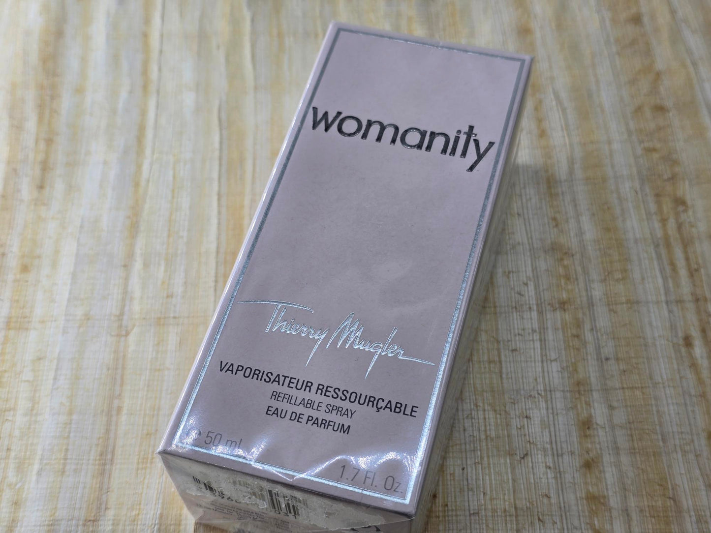 Womanity Mugler for women EDP Spray 50 ml 1.7 oz, Vintage, Rare, Sealed