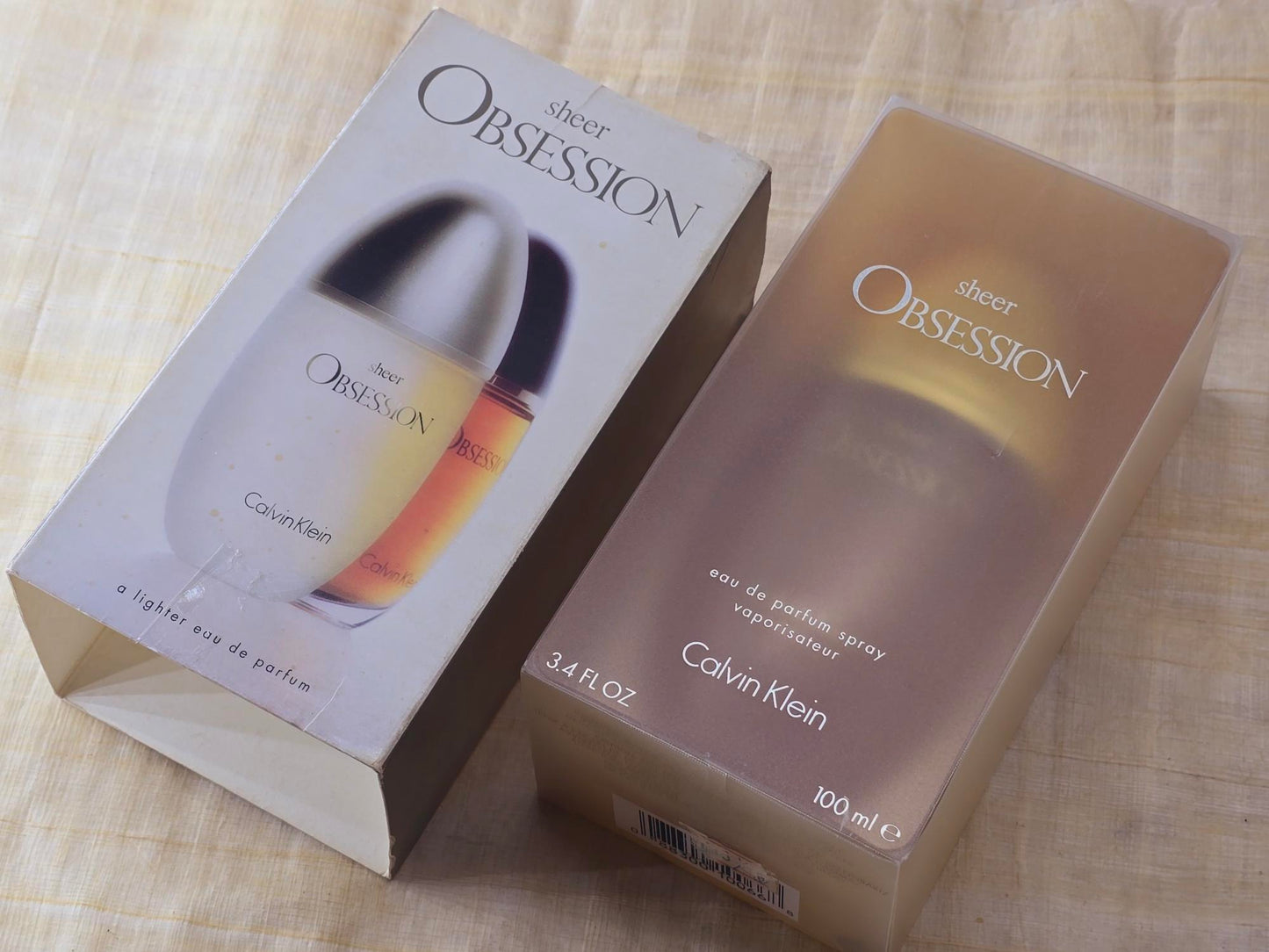 Obsession Sheer Calvin Klein for women EDP Spray 100 ml 3.4 oz, Vintage, Rare