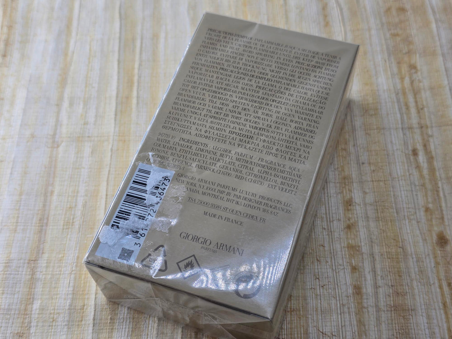 Acqua di Giò Absolu Instinct Giorgio Armani for men EDP Spray 75 ml 2.5 oz, Rare, Vintage, Sealed