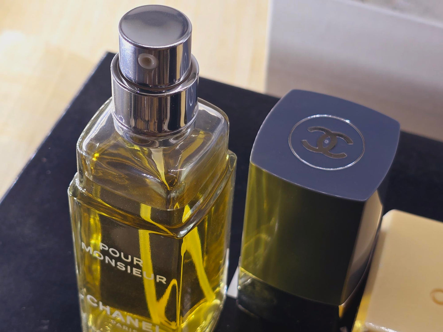 Monsieur Chanel for men EDT Spray 100 ml 3.4 oz, Vintage, Rare, Set