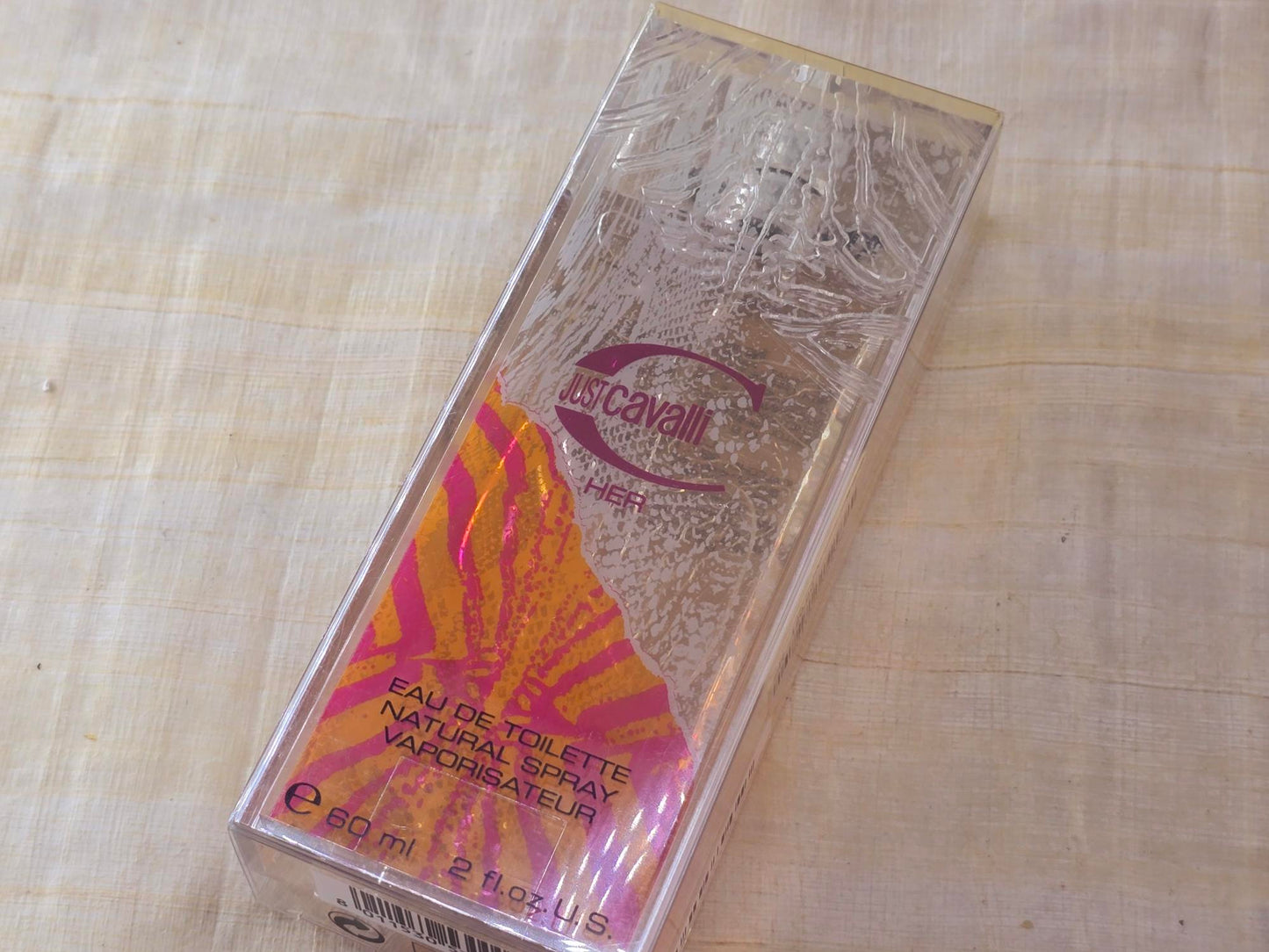 Just Cavalli Her Roberto Cavalli for women EDT Spray 60 ml 2 oz, Vintage, Rare, Sealed
