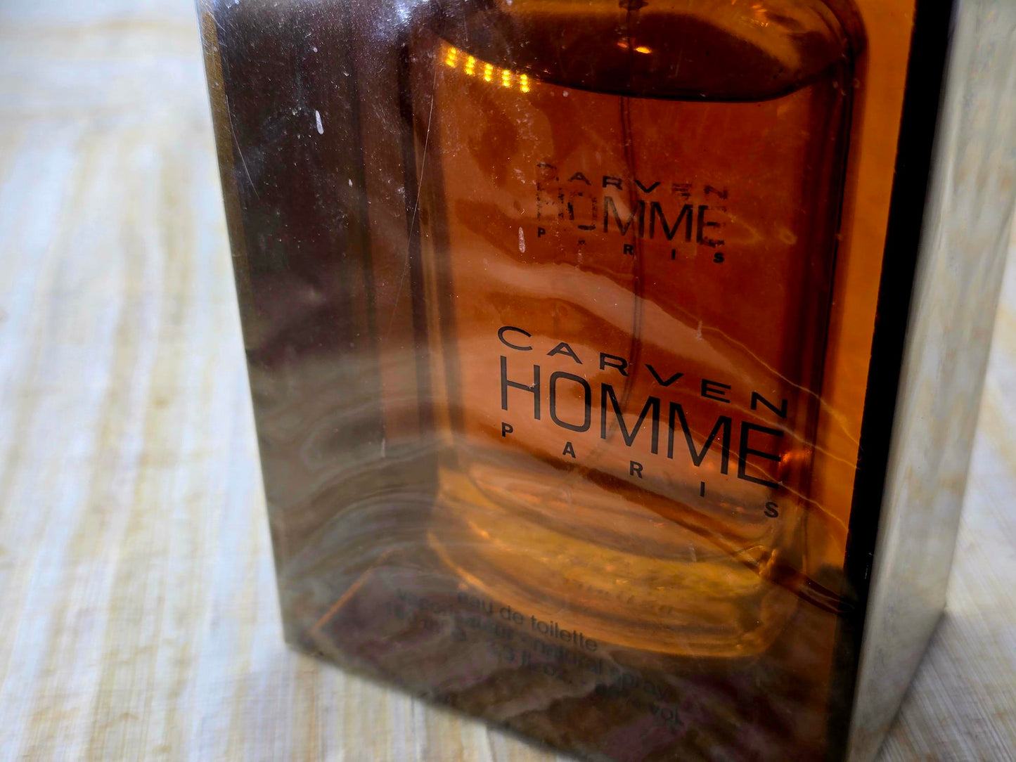 Homme Carven for men EDT Spray 100 ml 3.4 oz Or 50 ml 1.7 oz, Vintage, Rare