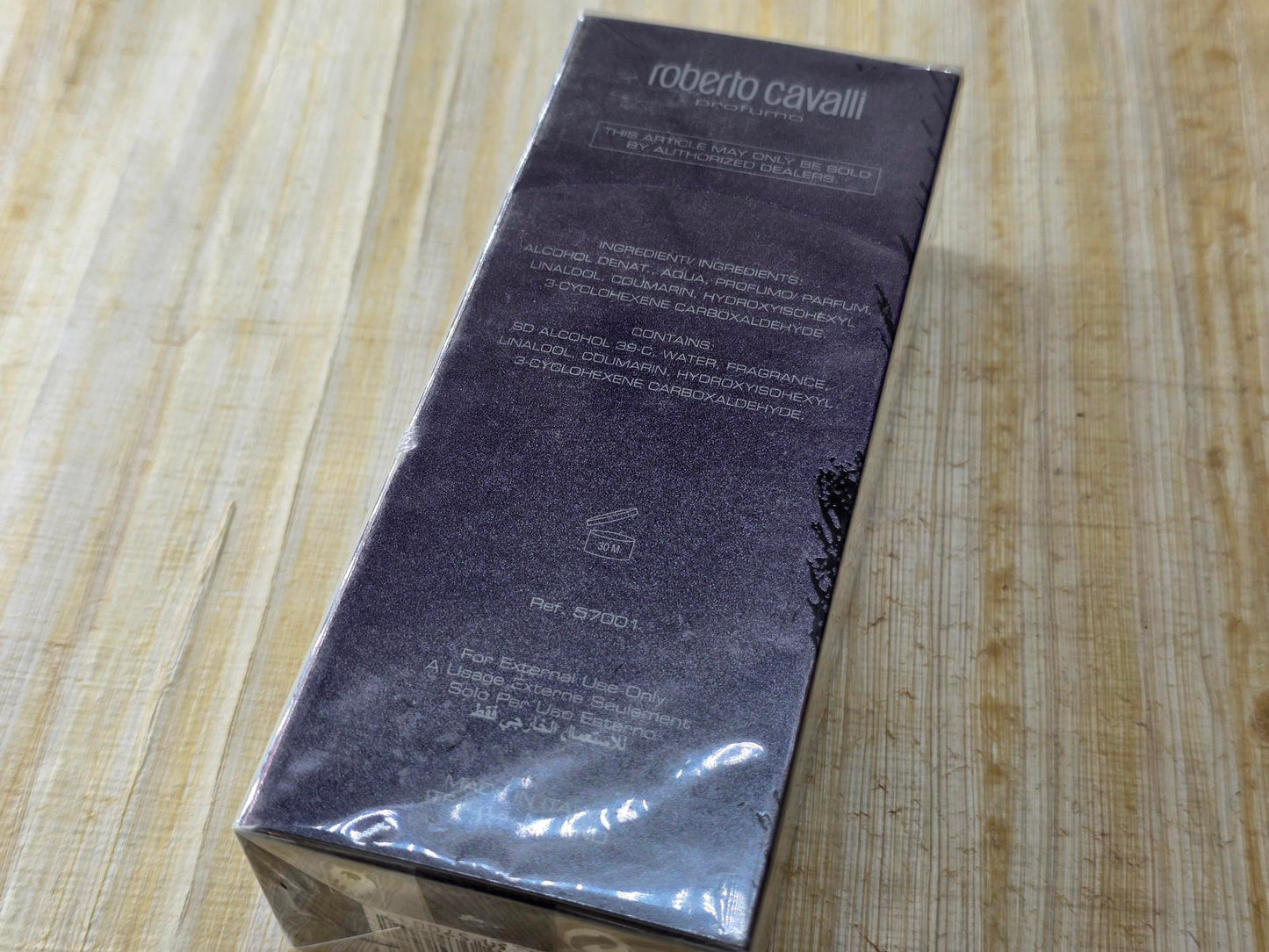 Roberto Cavalli Black for men EDT Spray 100 ml 3.4 oz OR 50 ml 1.7 oz, Vintage, Rare, Sealed