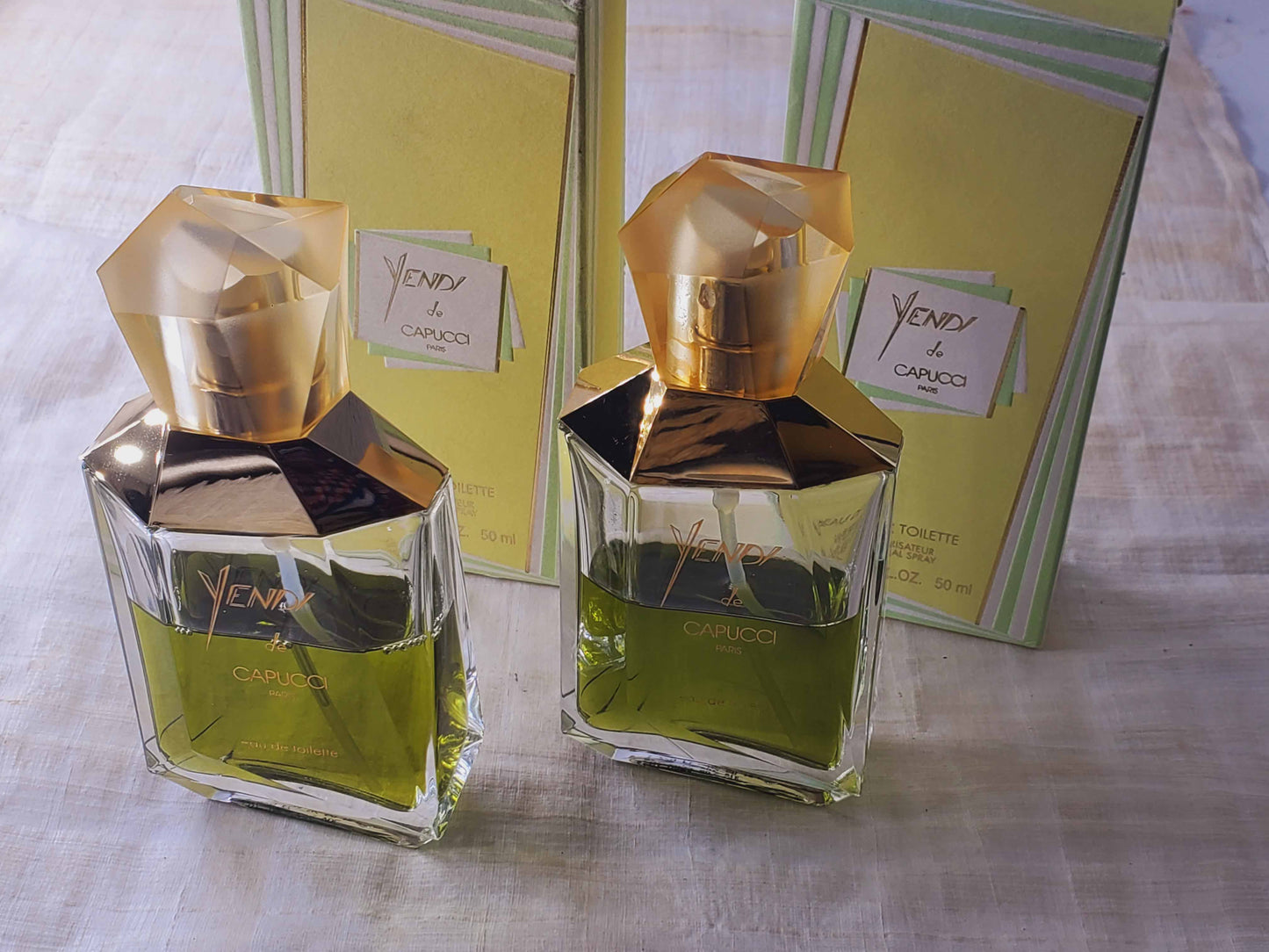Yendi Roberto Capucci for women EDT Spray 2 X 50ml, Vintage, Rare, Same photos