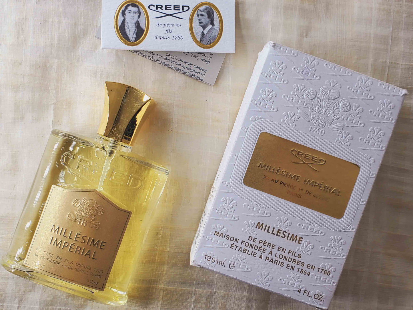 Millésime Impérial Creed for Unisex EDP Spray 120 ml 4 oz, Very Rare, Vintage 2007 Batch AD02S07
