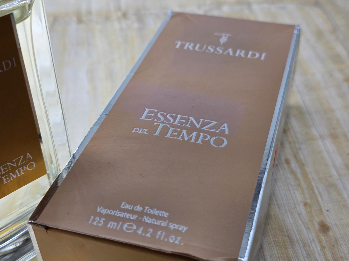 Essenza del Tempo Trussardi Unisex EDT Spray 125 ml 4.2 oz, Vintage, Rare, As Pics