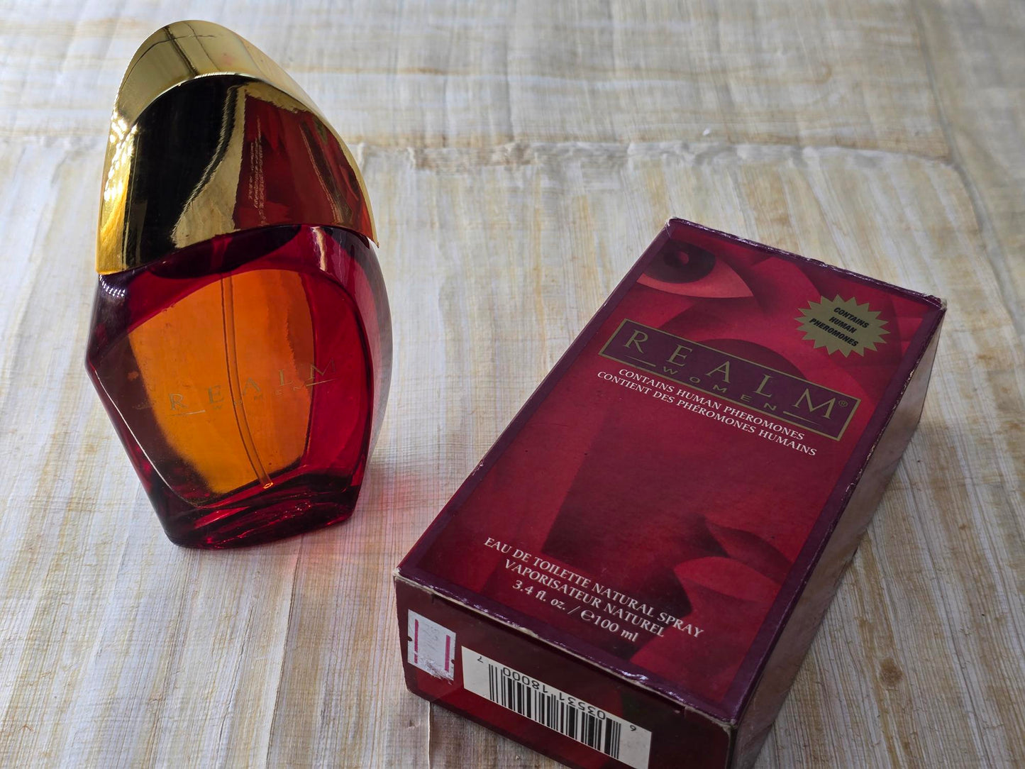 Realm Women Erox for women EDT Spray 100 ml 3.4 oz, Rare, Vintage