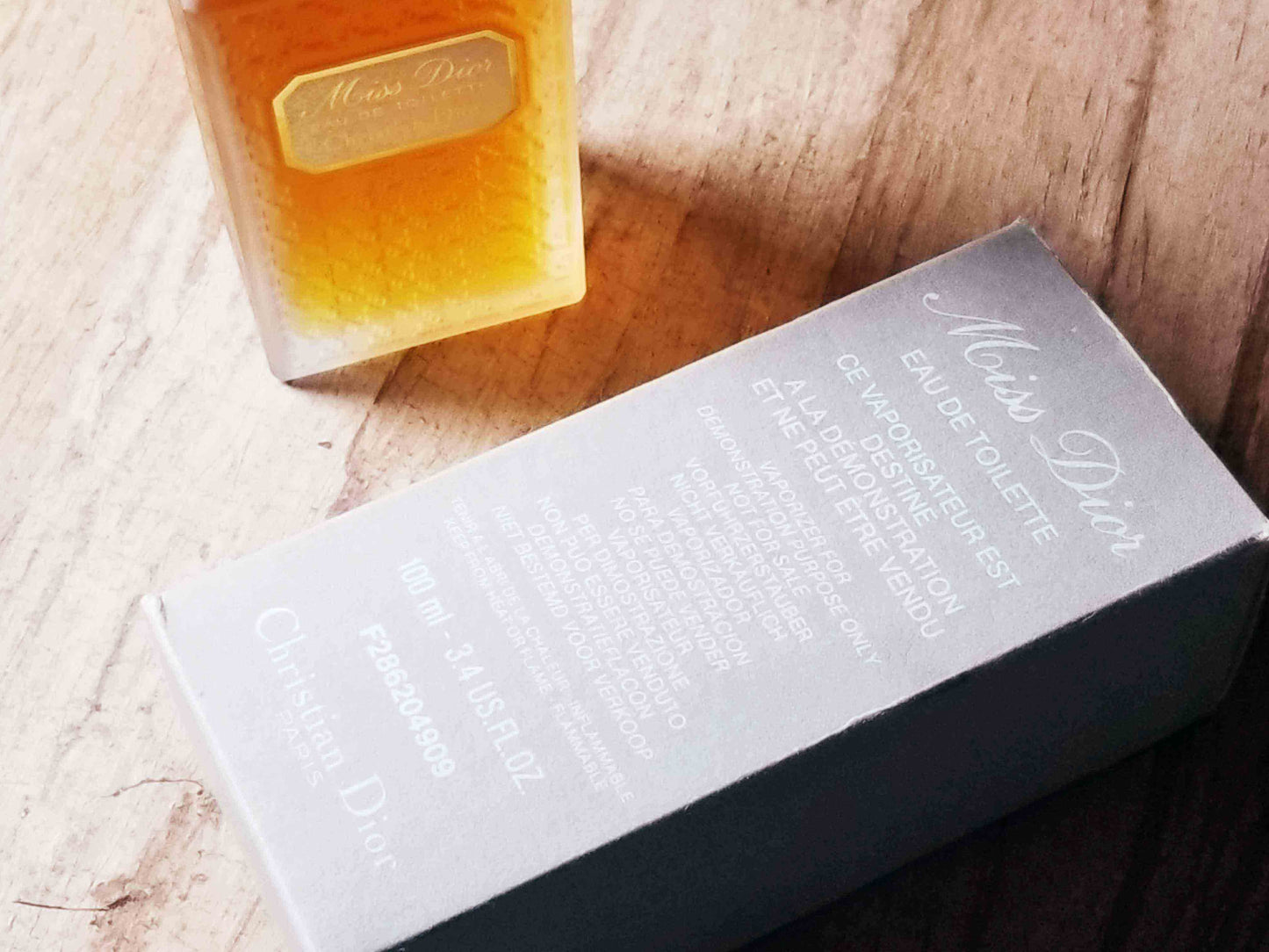 Miss Dior by Christian Dior EDT Spray 100 ml 3.4 oz, Vintage Old Version 1992, Rare, Tester