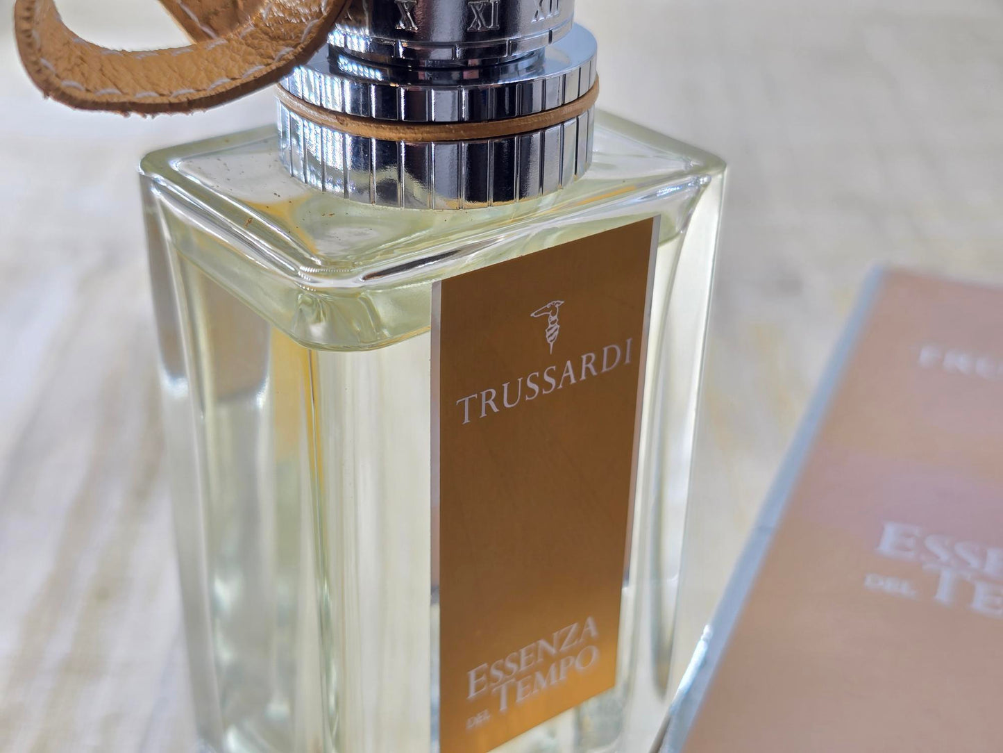 Essenza del Tempo Trussardi Unisex EDT Spray 125 ml 4.2 oz, Vintage, Rare, As Pics