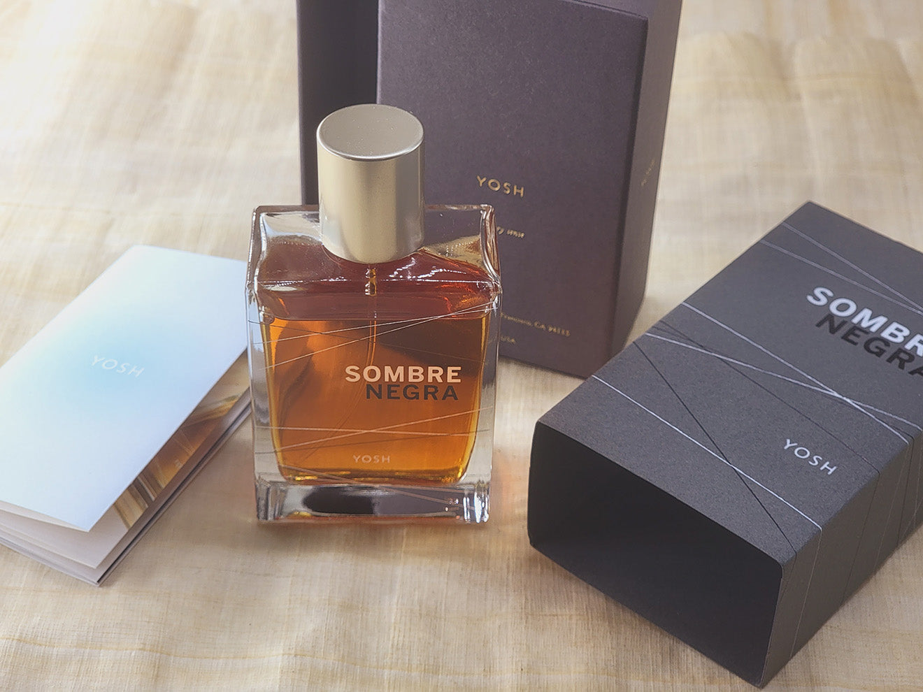 Sombre Negra Yosh Unisex EDP Spray 50 ml 1.7 oz, Rare, Vintage, Used As Pics