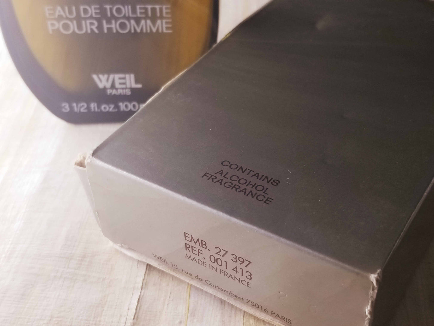 Weil Pour Homme for men EDT Spray 100 ml 3.4 oz, Vintage, Rare