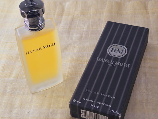 HM Hanae Mori for men EDP Spray 50 ml 1.7 oz, Vintage, Rare