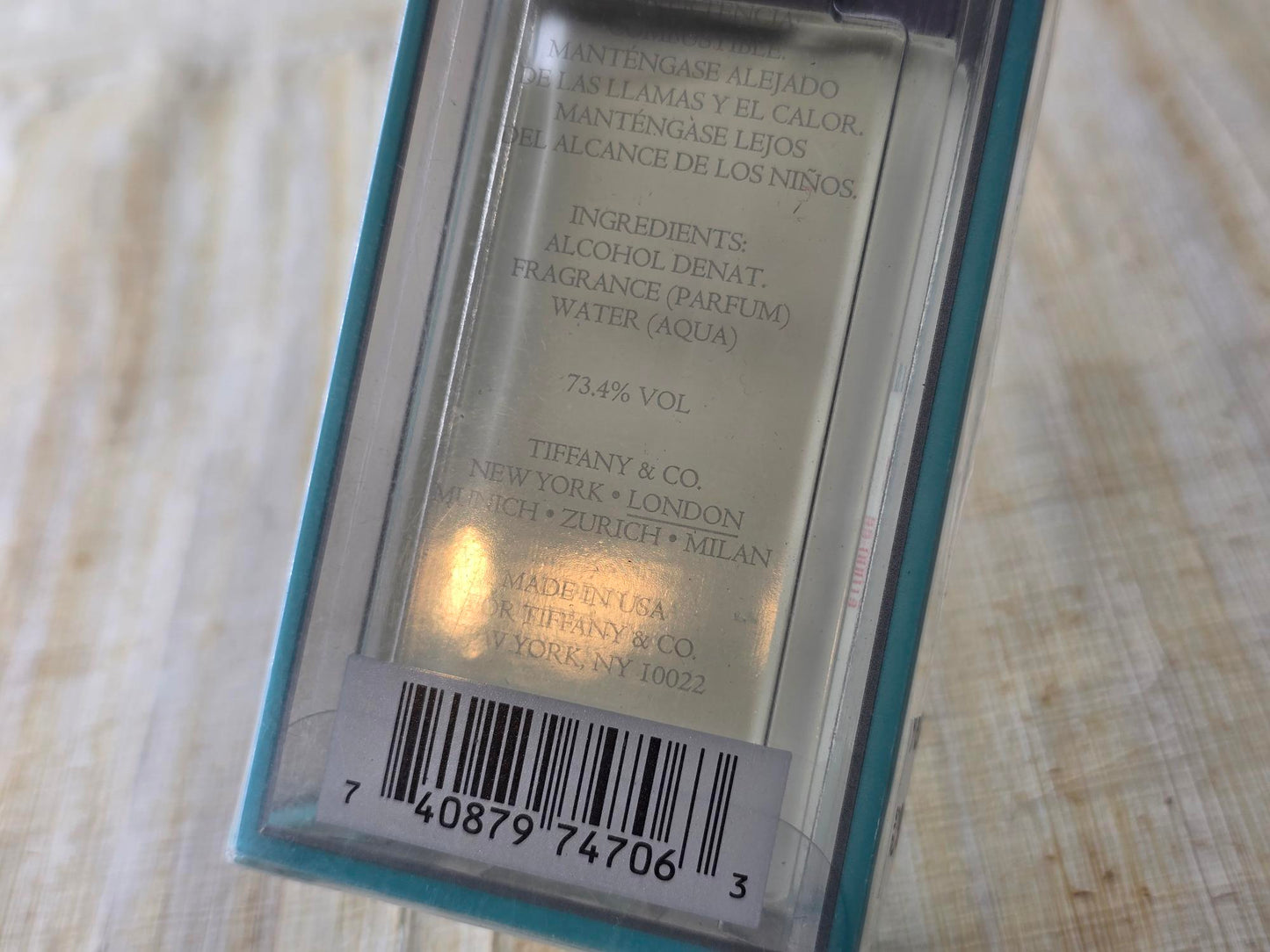 Sheer Tiffany for women EDP Spray 100 ml 3.4 oz OR 50 ml 1.7 oz, Vintage, Rare, Sealed