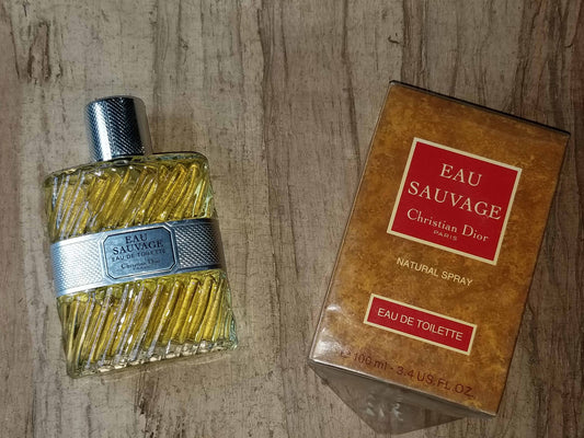 Christian Dior Eau Sauvage For Men EDT 100 ml 3.4 oz OR 50 ml 1.7 oz, Vintage, Rare