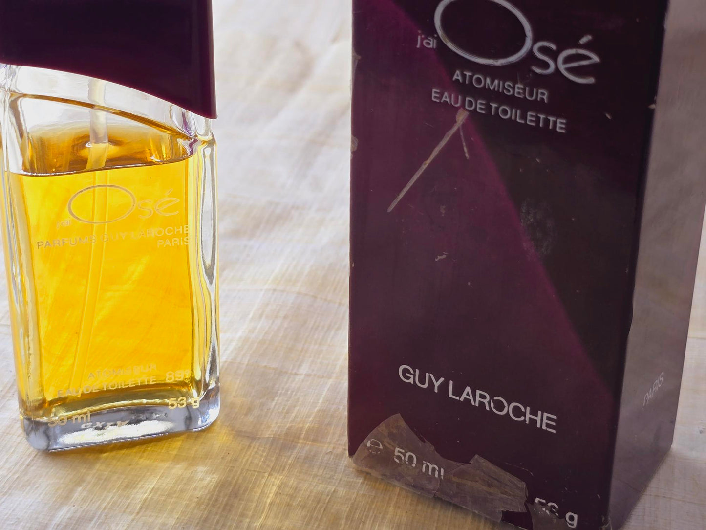 J'ai Osé Guy Laroche for women EDT Atomiseur 50 ml 1.7 oz, Rare, Vintage, As Pics