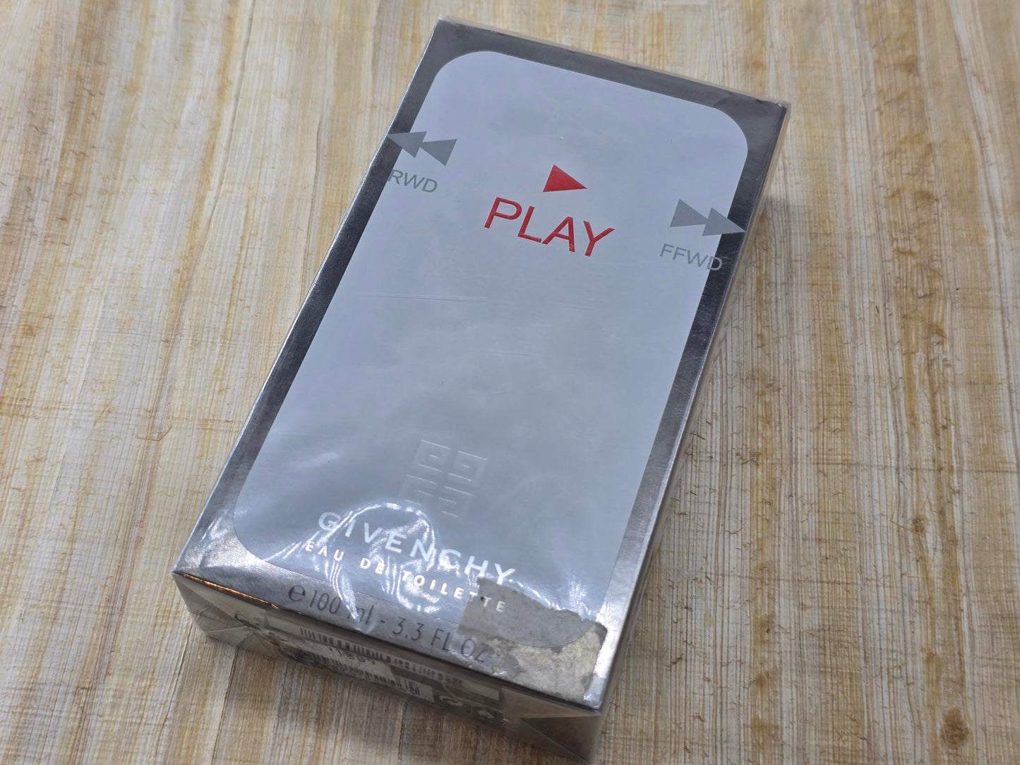 Givenchy Play for men EDT Spray 100 ml 3.4 oz Or 50 ml 1.7 oz, Vintage, Rare, Sealed