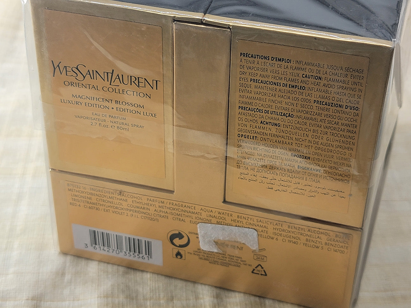 Magnificent Blossom Yves Saint Laurent Luxury Edition Unisex EDP Spray 80 ml 2.7 oz, Vintage, Rare