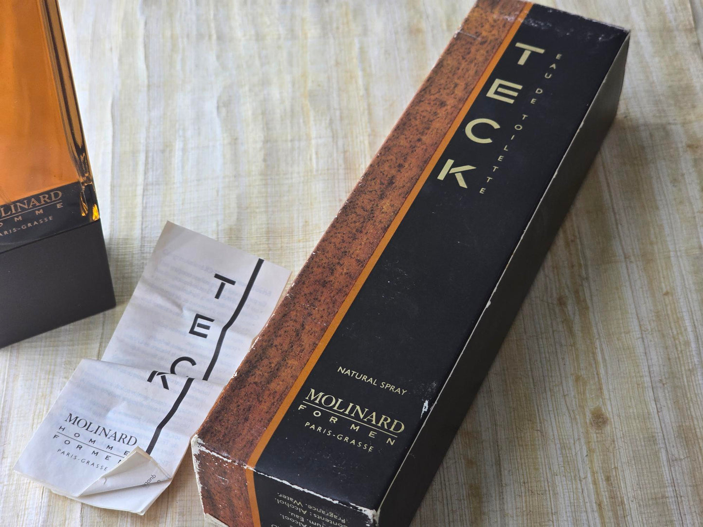 Teck Molinard for men EDT Spray 100 ml 3.4 oz, Vintage, Rare