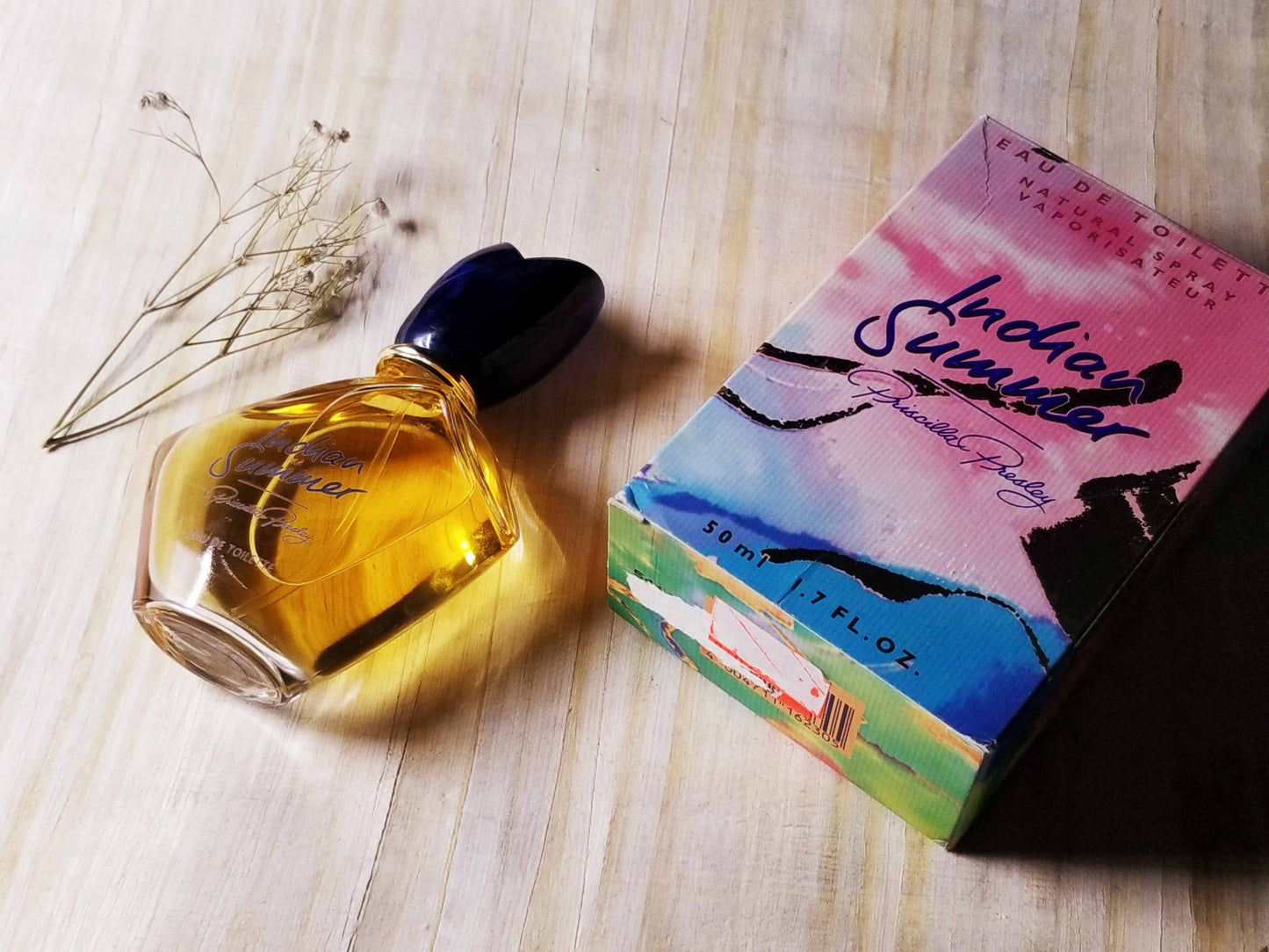 Indian Summer Priscilla Presley for women EDT Spray 50 ml 1.7 oz Or 30 ml 1 oz, Vintage, Rare
