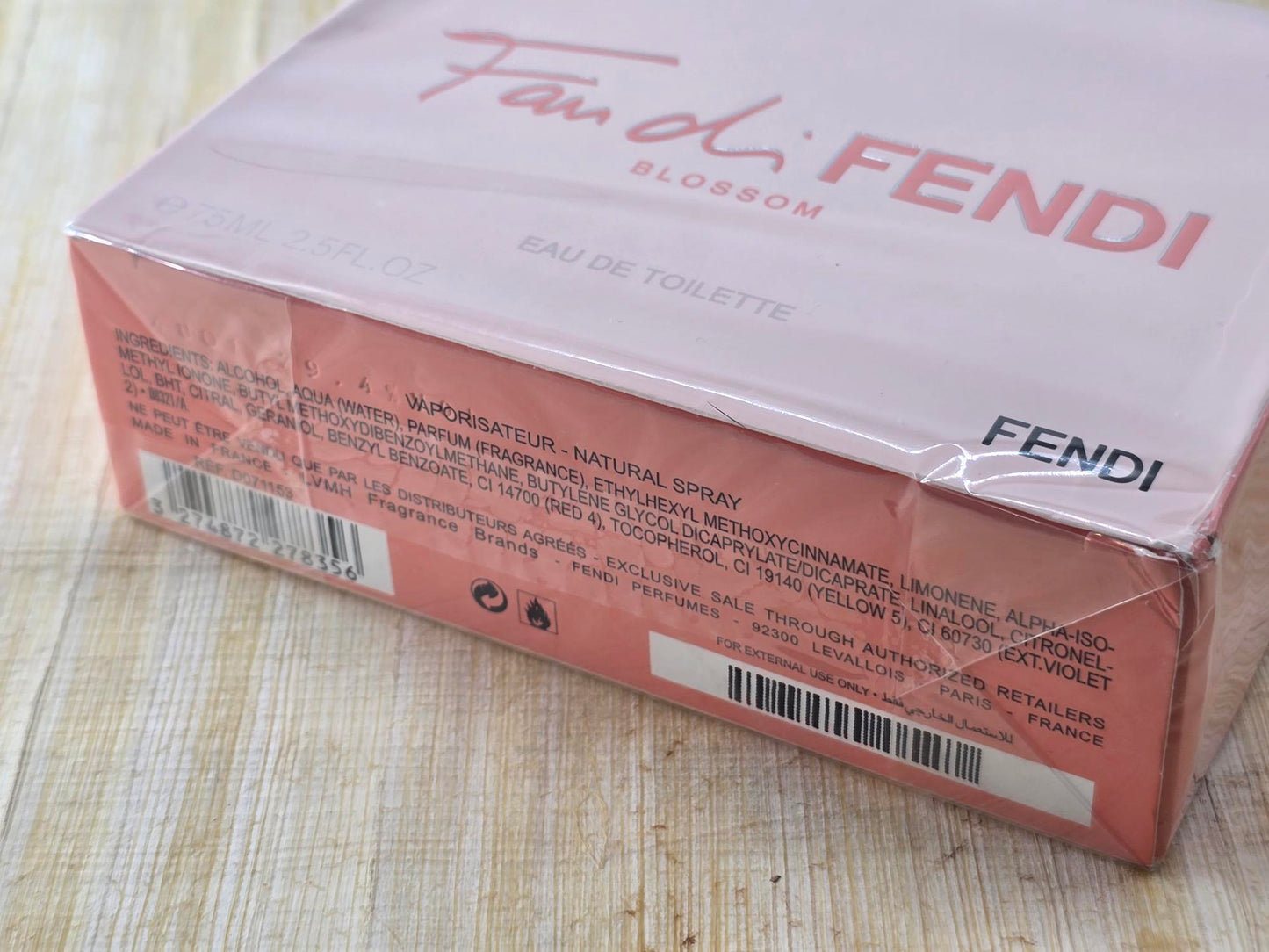 Fan di Fendi Blossom Fendi for women EDT Spray 75 ml 2.5 oz, Rare, Vintage, Sealed