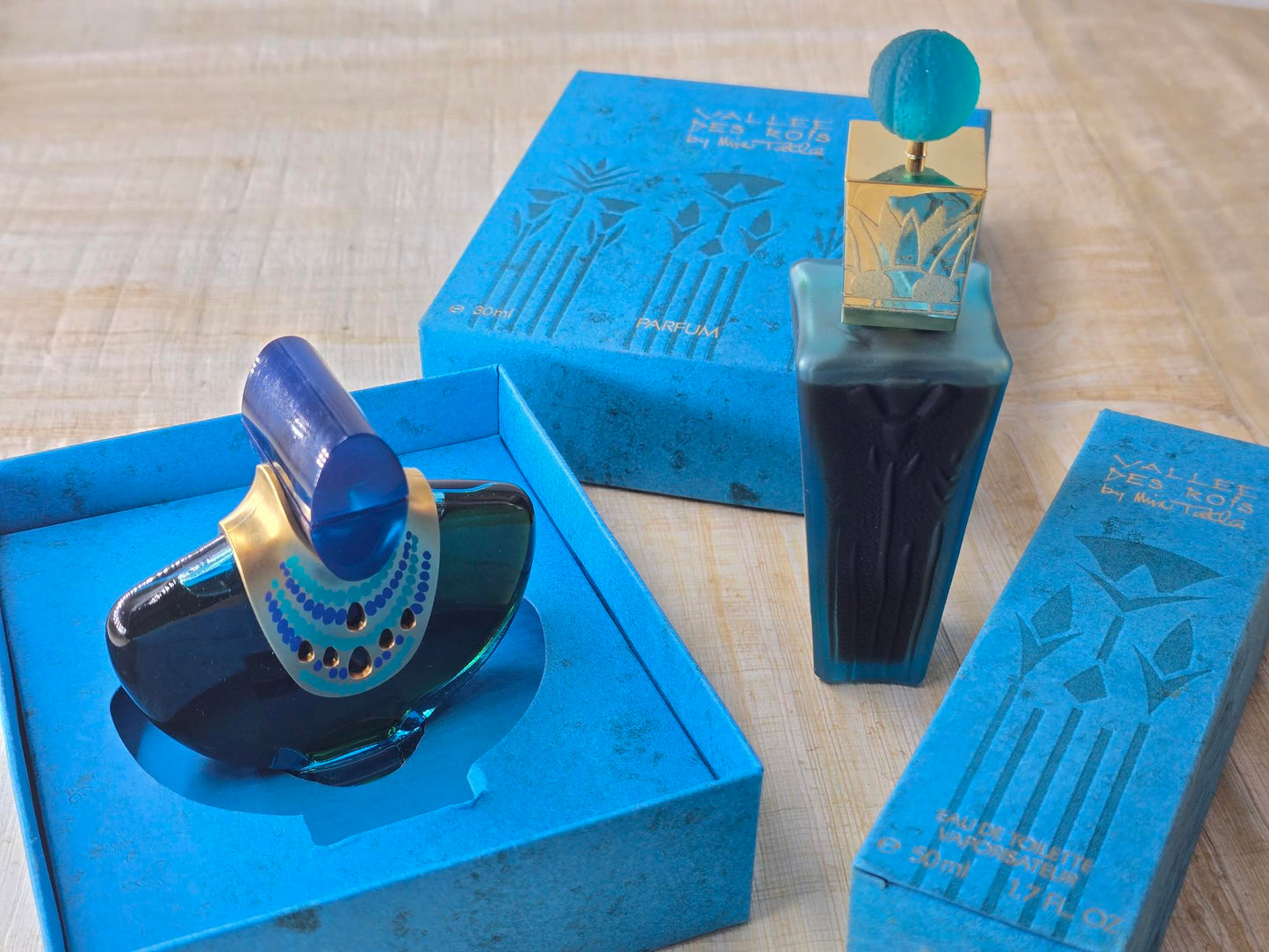 Vallee Des Rois Mira Takla Pure Parfum Splash 30 ml 1 oz With 50 ml EDT Spray - Rare, Vintage, Original Bottle
