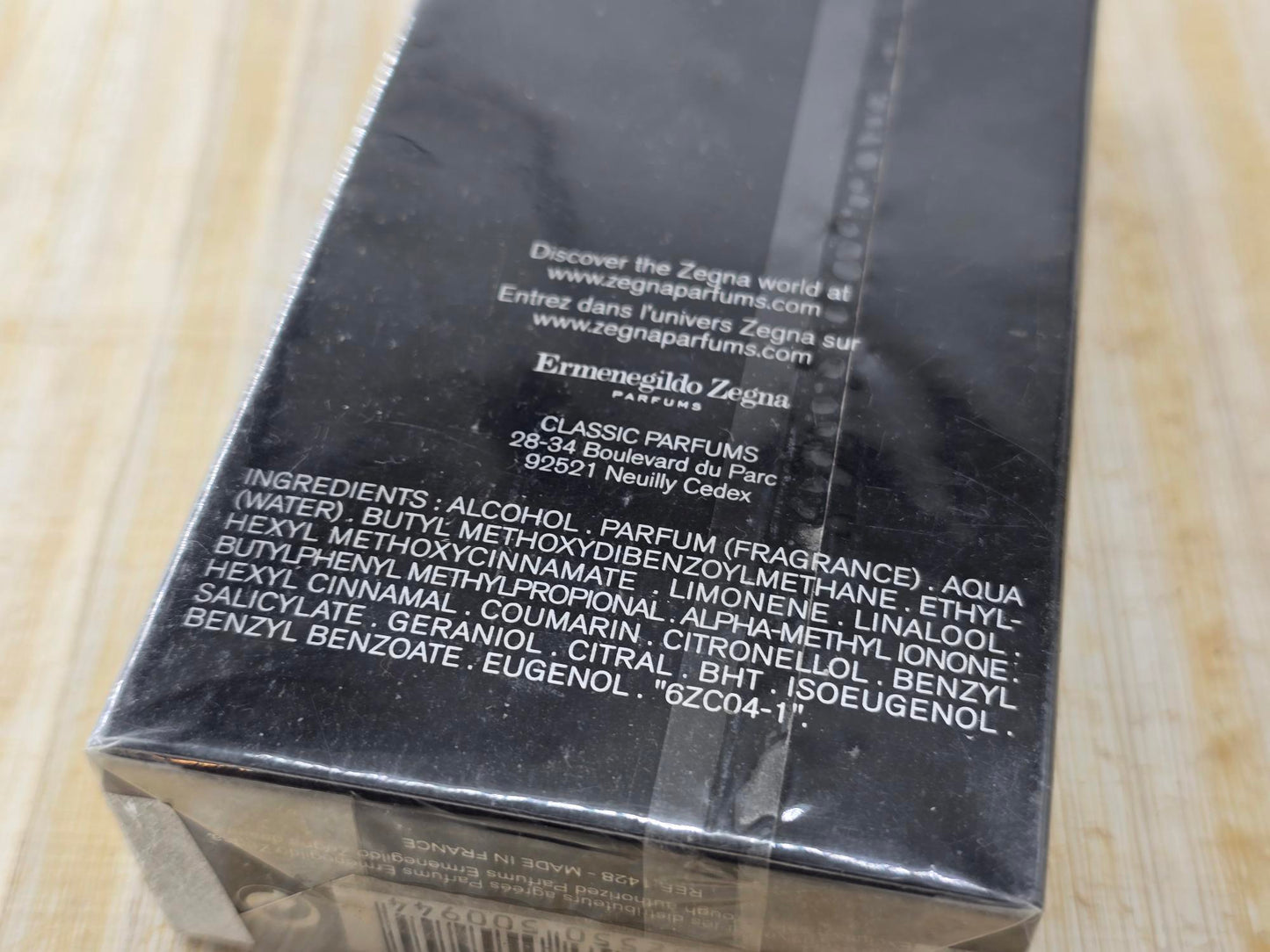 Zegna Intenso Ermenegildo Zegna for men EDT Spray 50 ml 1.7 oz, Vintage, Rare, Sealed