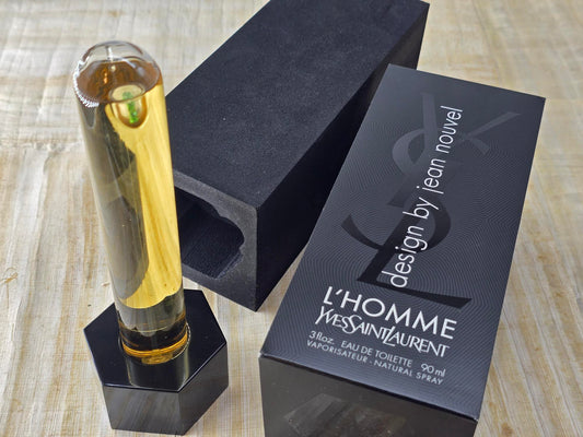 L'Homme Yves Saint Laurent design by Jean Nouvel Yves Saint Laurent for men EDT Spray 90 ml 3 oz, Vintage, Rare, Sealed