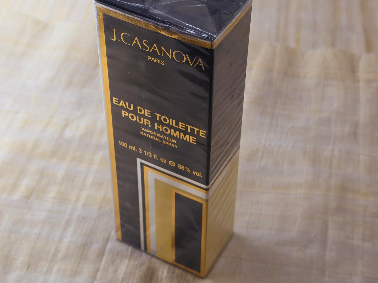 J. Casanova pour Homme for men EDT Spray 100 ml 3.4 oz, Vintage, Rare, Sealed