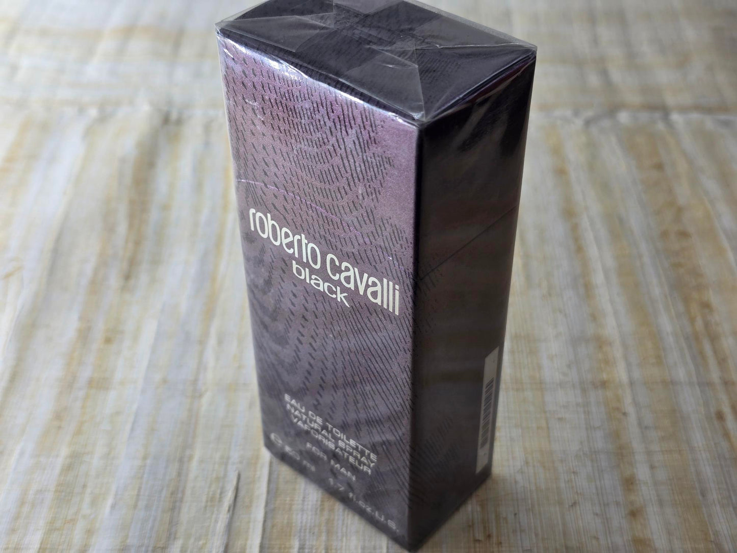 Roberto Cavalli Black for men EDT Spray 100 ml 3.4 oz OR 50 ml 1.7 oz, Vintage, Rare, Sealed