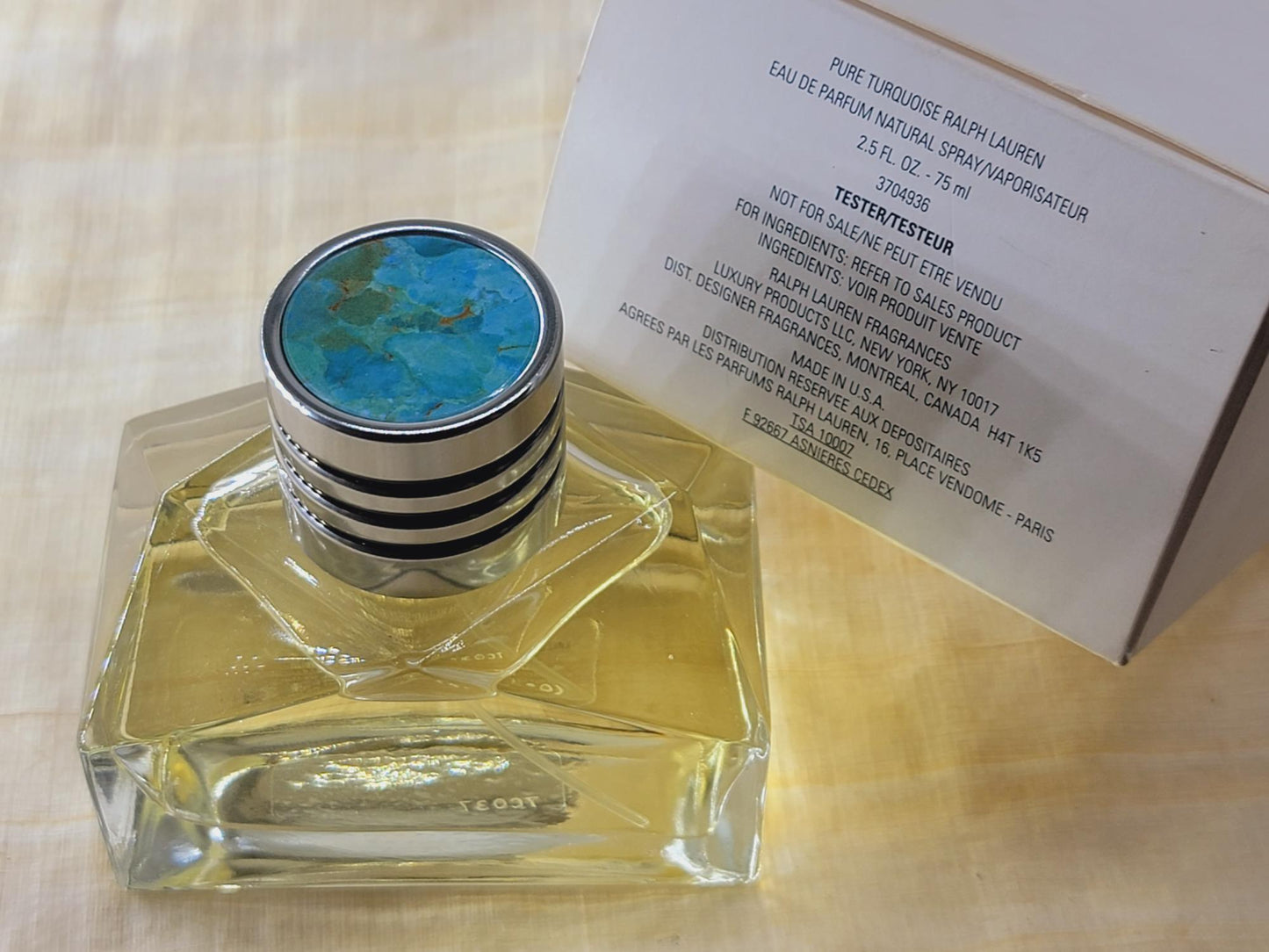 Pure Turquoise Ralph Lauren for women EDP Spray 125 ml 4.2 oz Or 75 ml 2.5 oz, Rare, Vintage, Sealed