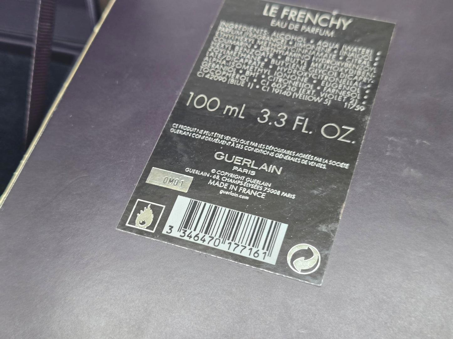 Le Frenchy Guerlain for men EDP Spray 100 ml 3.4 oz, Vintage, Rare