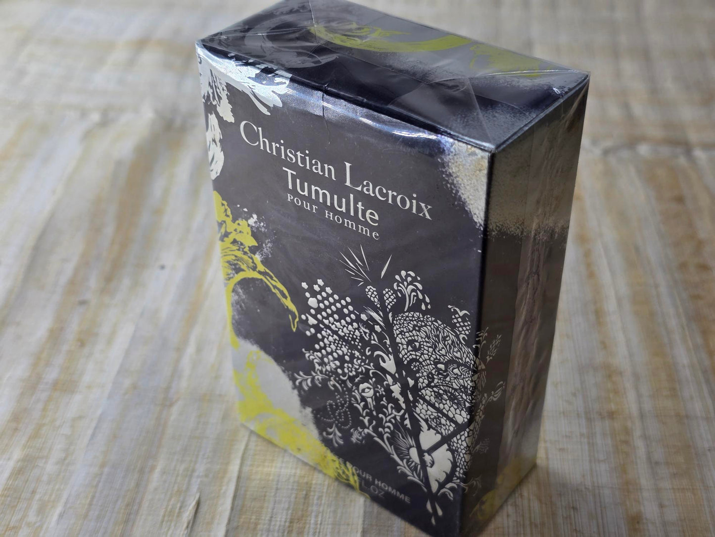 Christian Lacroix Tumulte Pour Homme EDT Spray 100 ml 3.4 oz Or 50 ml 1.7 oz, Vintage, Rare, Sealed
