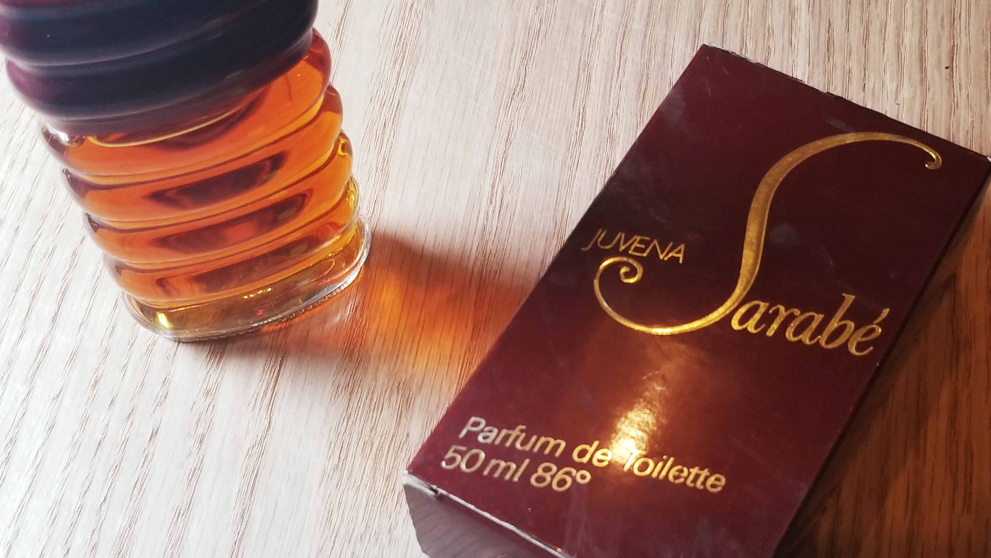 Sarabe Juvena for women Parfum de Toilette Splash 100 ml 3.4 oz Or 50 ml 1.7 oz, Vintage, Rare