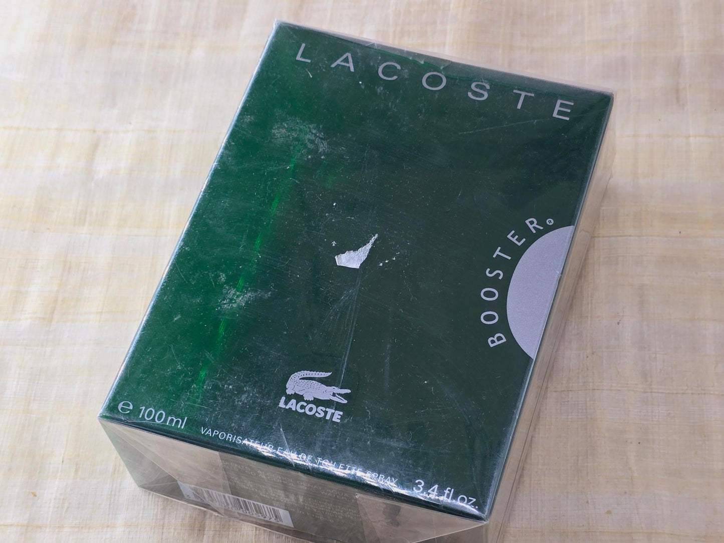 Collector Booster Lacoste for men EDT Spray 100 ml 3.4 oz, Rare, Vintage, Sealed