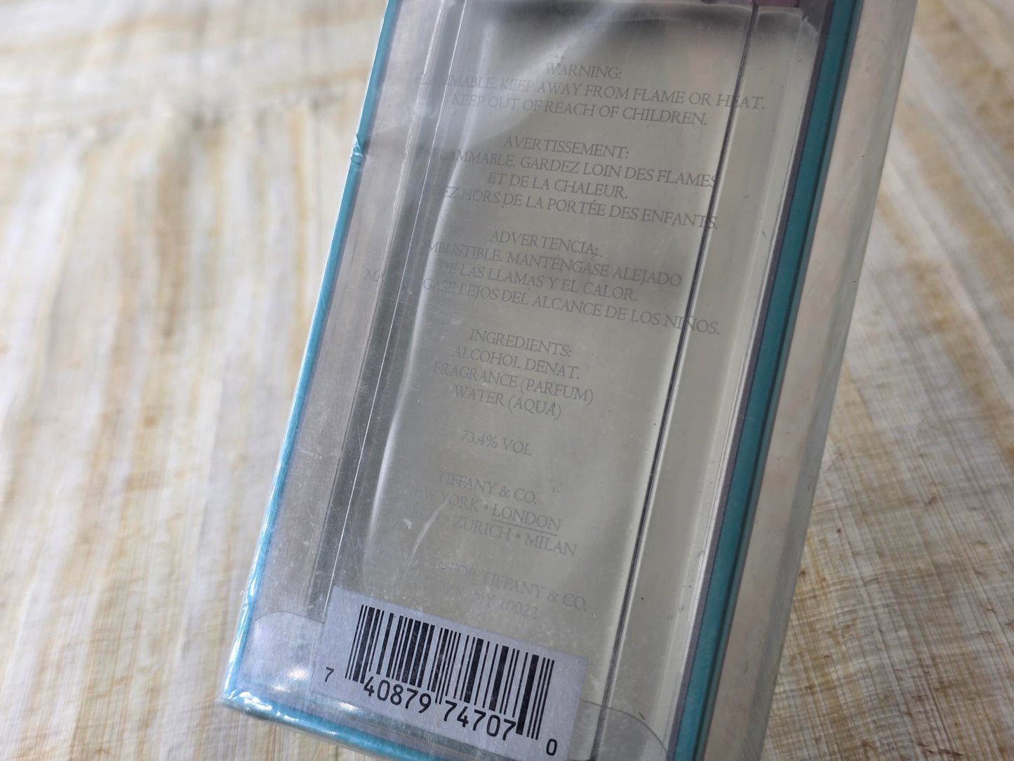 Sheer Tiffany for women EDP Spray 100 ml 3.4 oz OR 50 ml 1.7 oz, Vintage, Rare, Sealed