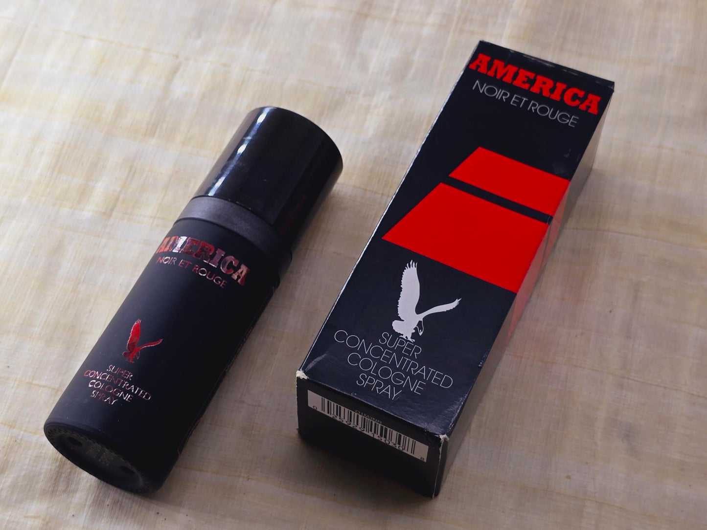 America Noir et Rouge Milton Lloyd for men Super Concentrated Cologne Spray 50 ml 1.7 oz, Vintage, Rare