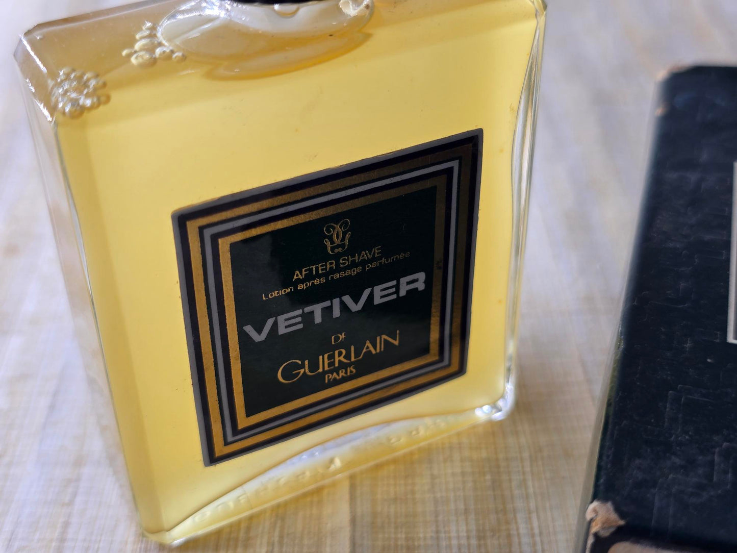 Vetiver (Vintage Edition) Guerlain for men After Shave lotion après Splash 50 ml 1.7 oz – Rare, Vintage