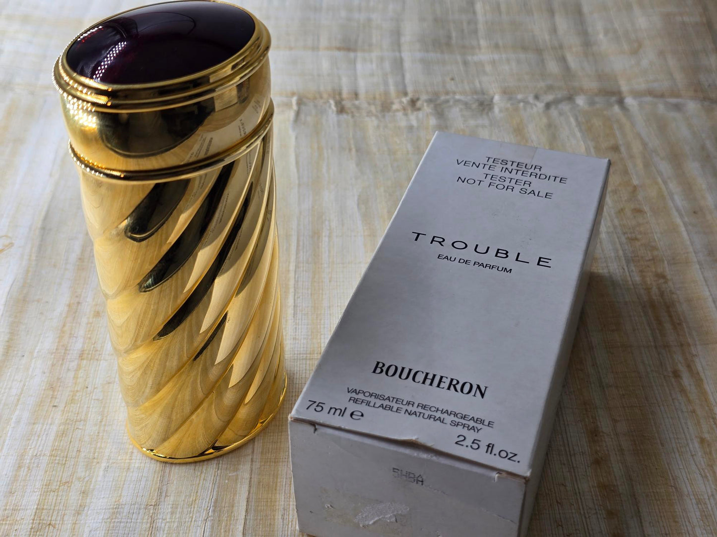 Trouble Boucheron for women EDP Spray 75 ml 2.5 oz, Vintage, Rare, Tester