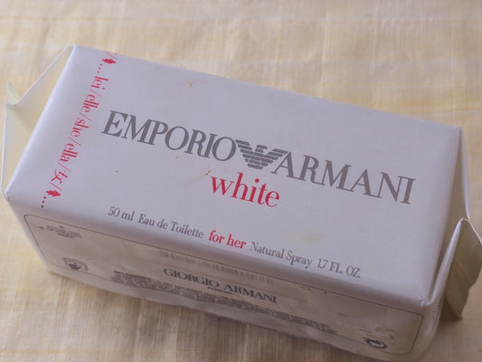Emporio Armani White For Her Giorgio Armani for women EDT Spray 50 ml 1.7 oz OR 30 ml 1 oz, Vintage, Rare, Sealed