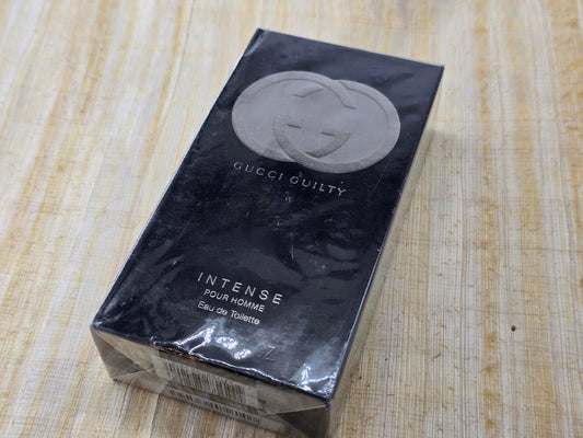 Gucci Guilty Intense Pour Homme Gucci for men EDT Spray 90 ml 3 oz OR 50 ml 1.7 oz, Vintage, Rare, Sealed