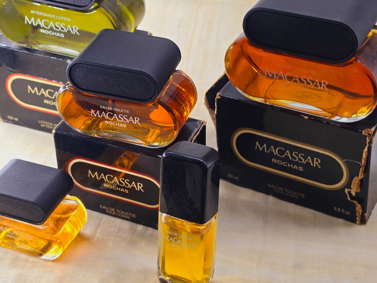 Macassar Rochas for men EDT Splash 200 ml 6.8 oz Or 100 ml 3.4 oz, Vintage, Rare