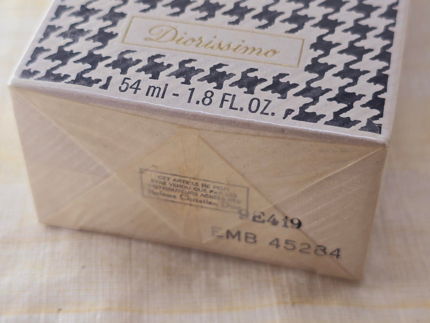 Christian Dior Diorissimo EDC Splash 108 ml 3.6 oz OR 54 ml 1.8 oz, Vintage, Rare, Sealed