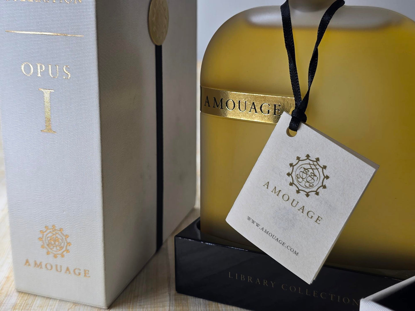 The Library Collection Opus I Amouage Unisex Spray 100 ml 3.4 oz - Rare, Vintage Oman, Original Bottle Sealed
