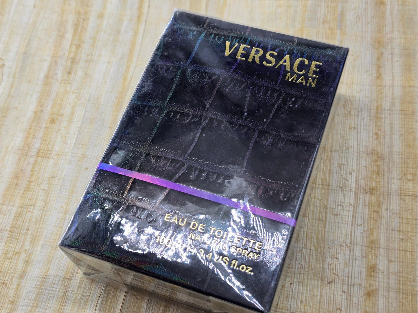 Versace Man for men EDT Spray 100 ml 3.4 oz, Rare, Vintage, Sealed