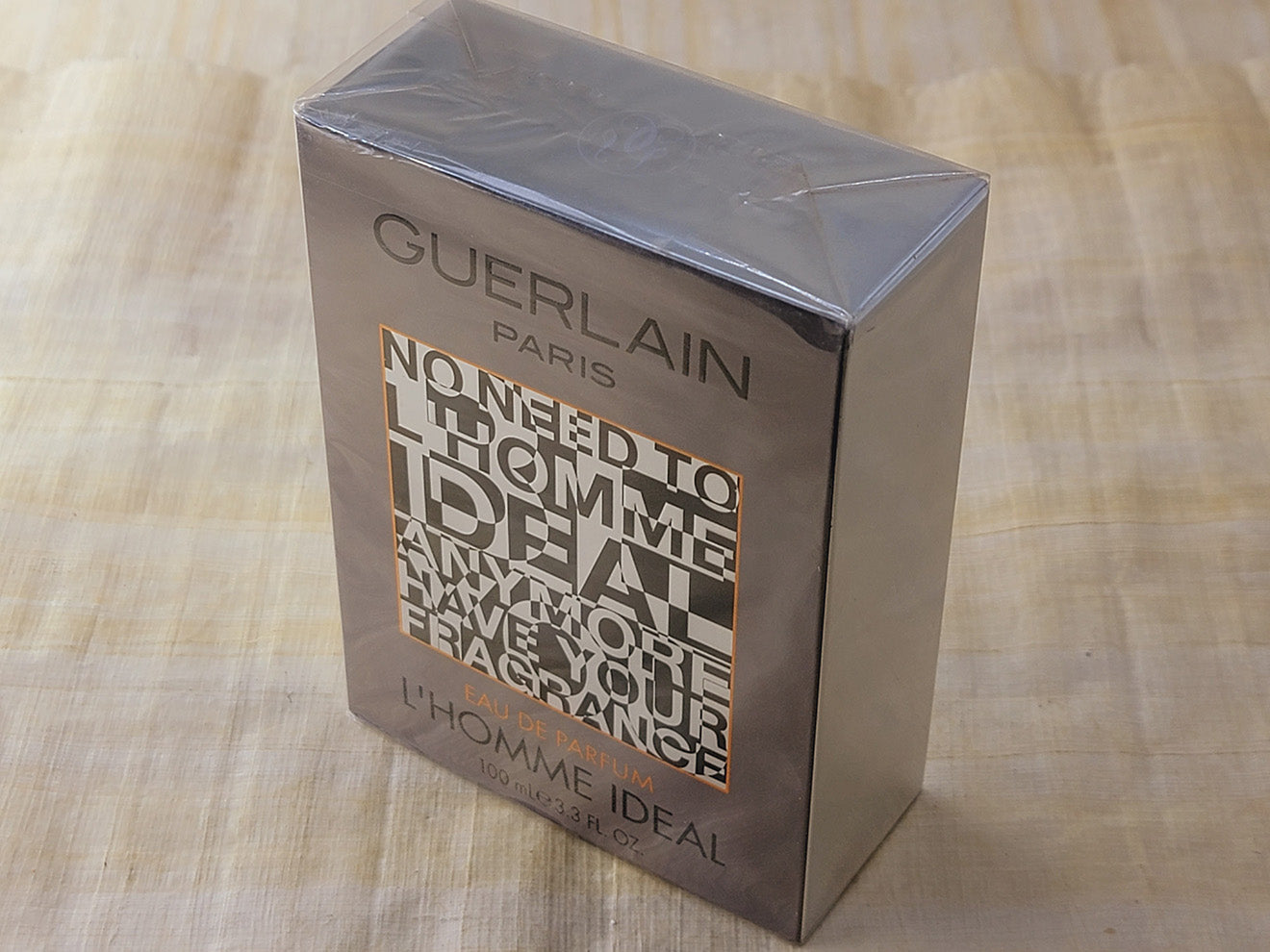 L’Homme Ideal Eau de Parfum Guerlain for men EDP Spray 100 ml 3.4 oz, Vintage 2017, Rare, Sealed