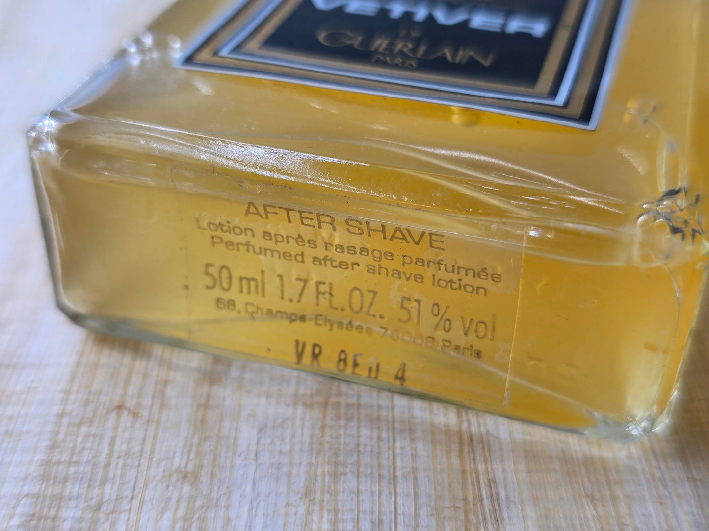 Vetiver (Vintage Edition) Guerlain for men After Shave lotion après Splash 50 ml 1.7 oz – Rare, Vintage
