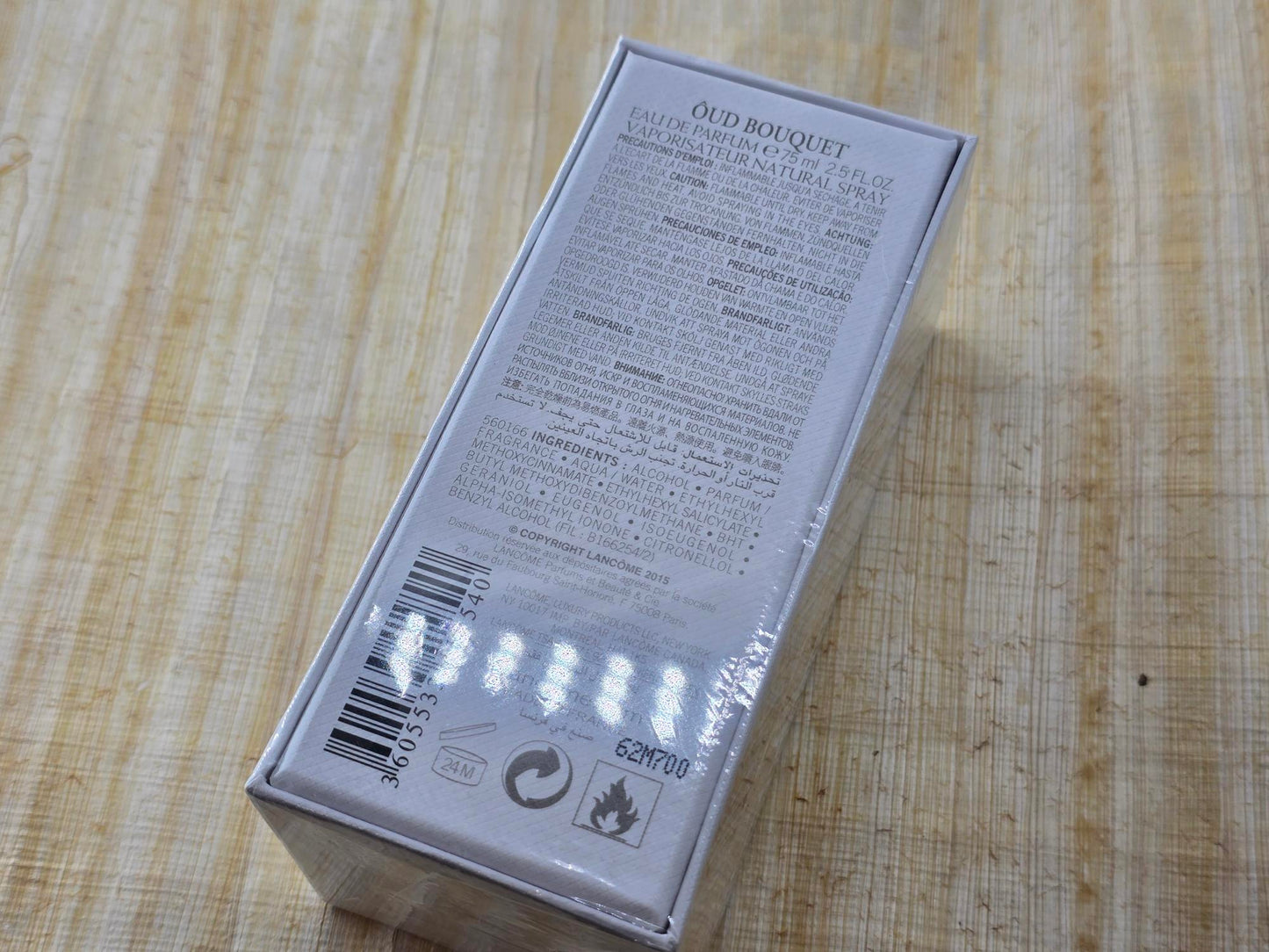 Oud Bouquet Eau de Parfum Lancôme for women and men EDP Spray 75 ml 2.5 oz, Vintage, Rare, Sealed