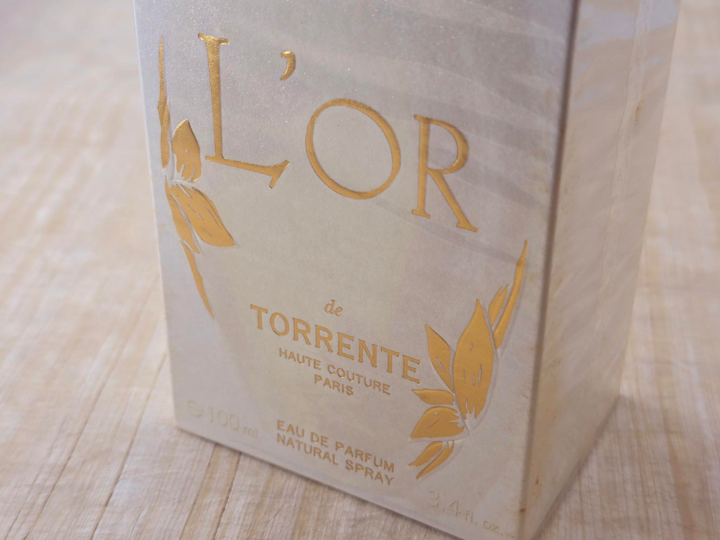 L'Or de Torrente Haute Couture for women EDP Spray 100 ml 3.4 oz OR 30 ml 1 oz, Vintage, Rare, Sealed